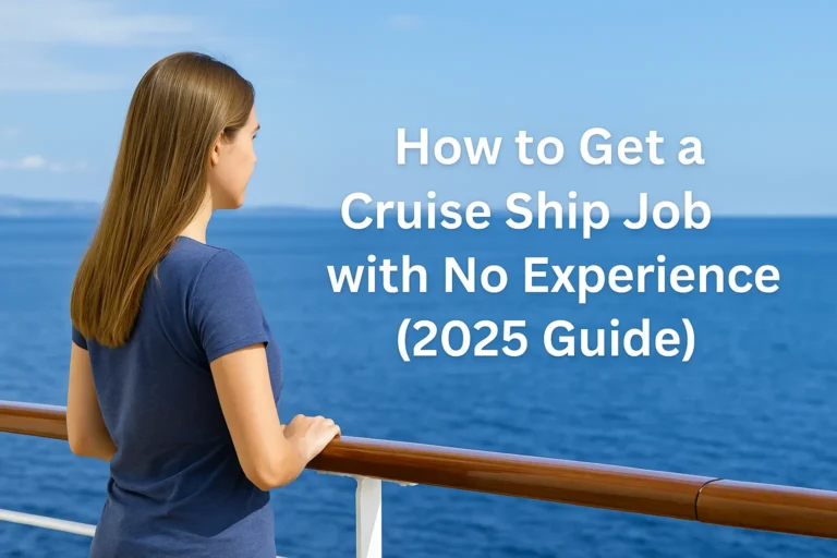 How to Get a Cruise Ship Job with No Experience