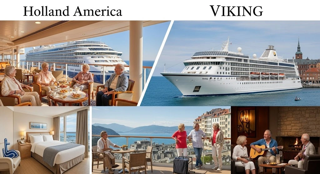 Holland America vs. Viking: Which is Better for Seniors?